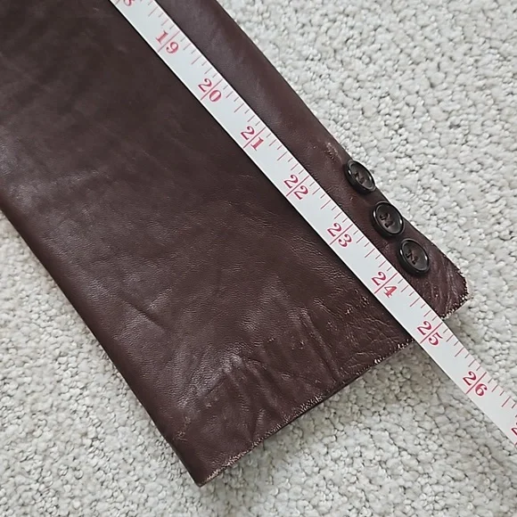 Vintage 1980s leather jacket, S-M - Picture 9 of 11